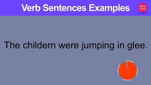 English grammar verb sentence 2 | Identify and underline the Verbs | Grammar Activity | Kids Channe смотреть онлайн