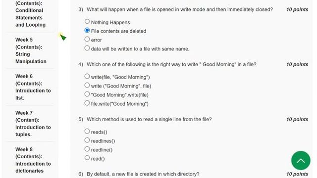 Programming in Python || NPTEL week 11 assignment answers 2023 #nptel #pythonprogramming #skumaredu смотреть онлайн