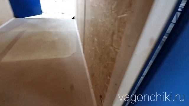 Бытовка под склад с электрической талью (Вагончики.ру) смотреть онлайн