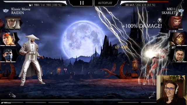 ⚡ Рейден из Классического Фильма — Геймплей и Обзор ⚡ Klassic Movie Raiden в Mortal Kombat Mobile смотреть онлайн