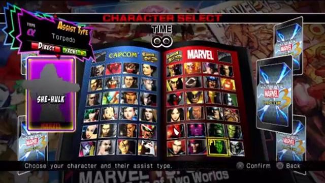 Ultimate Marvel Vs. Capcom 3 COMPLETE 48 Character Roster