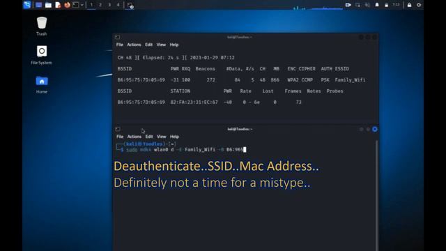 2013 MacBook Pro running Kali Linux hacking the password of a 5Ghz wifi network. mdk & aircrack-ng смотреть онлайн