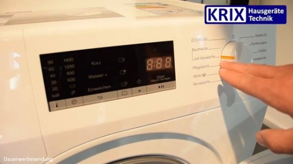 Test: Miele Waschmaschine WCA 030 WCS