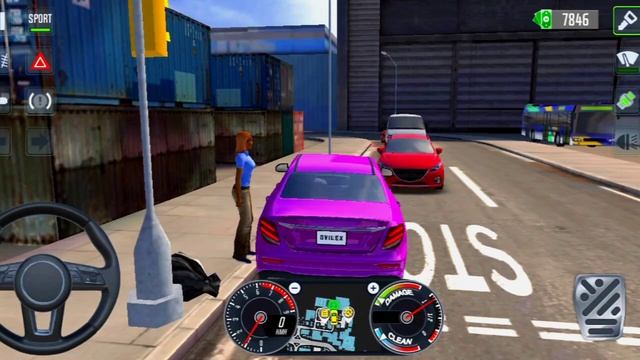 Taxi Sim UBER CAR DRIVING Gameplay Taxi Sim 2022 смотреть онлайн