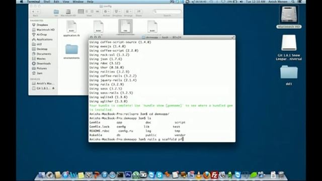 CRUD with Ruby on Rails 'scaffold' command : PostgreSQL to GemFile смотреть онлайн
