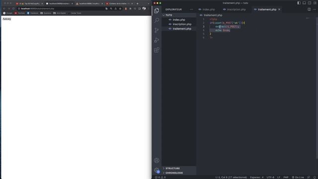 Comment créer un formulaire d'inscription en PHP & MYSQL ! смотреть онлайн