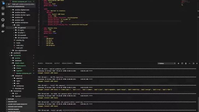 Install Wordpress using Ansible playbook смотреть онлайн