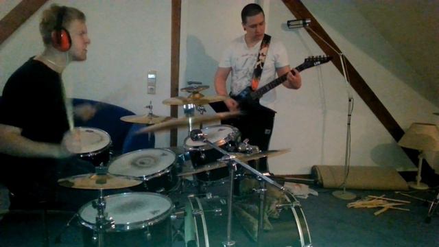 Zebrahead - Falling Apart (Drum & Guitar Cover) смотреть онлайн