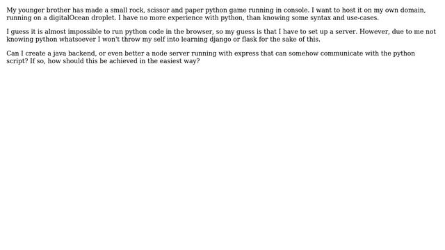 Software Engineering: Running python script in a node server? смотреть онлайн