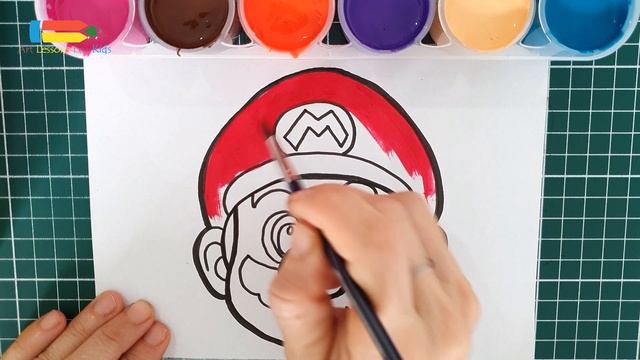 How To Draw Super MARIO | Drawing and Colouring For Kids смотреть онлайн
