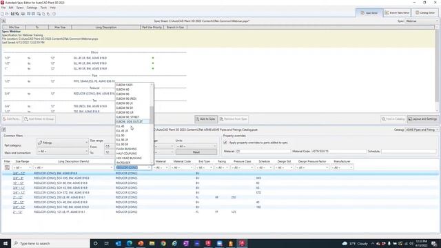 How to Create a Spec for Plant 3D смотреть онлайн