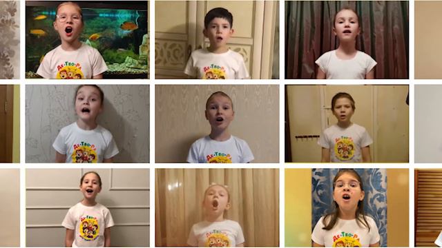 Дистанционный хор "ДеТвоРа" - Здравствуйте, мамы! смотреть онлайн