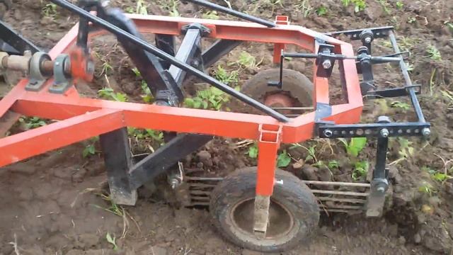 самодельная картофельная копалка смотреть онлайн
