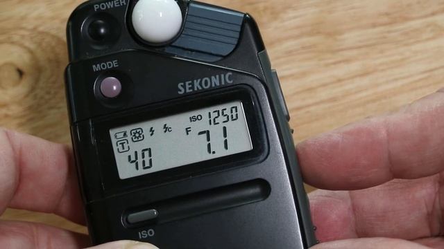 Sekonic 308s Light meter basic use смотреть онлайн