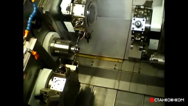 Станок - 3 башенки, 3 оси Y, двухшпиндельная мультисерия токарный станок 765Y3 смотреть онлайн