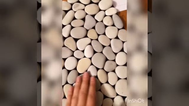 Коврик из гальки. Выполнен на заказ#коврик#коврикизгальки#массажныйковрик смотреть онлайн