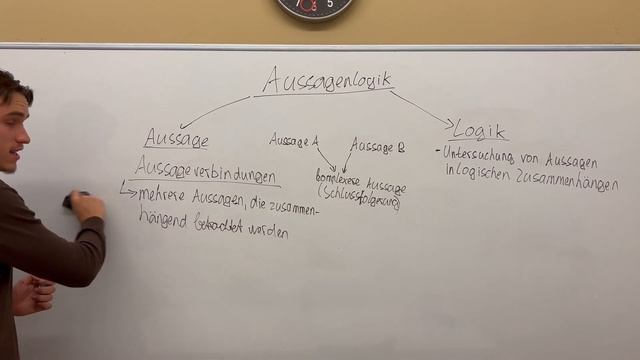 Aussageverbindungen (+Beispiel) | Aussagenlogik 3 смотреть онлайн