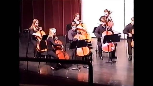 "Tango" performed by the Minot, ND "Just the Bassics" cello choir смотреть онлайн