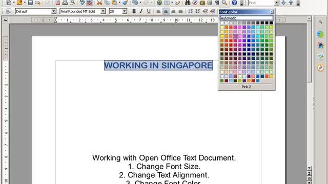 OpenOffice1 OpenOffice Writer Basics смотреть онлайн