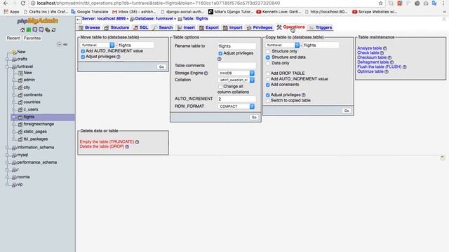 how to rename the table name in phpmyadmin смотреть онлайн