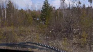 На УАЗе (Головастике) за дровами. Дороги растаяли, весна./ UAZ all-terrain vehicle