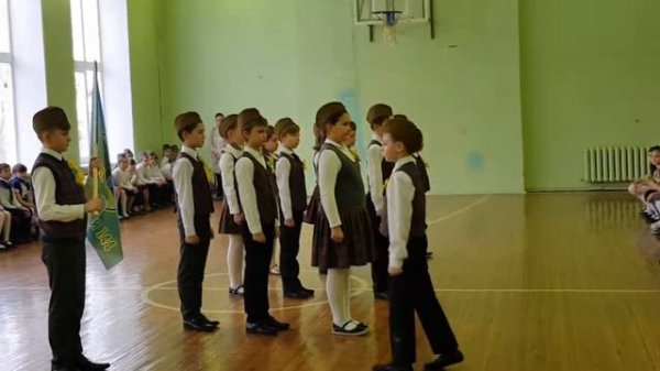 Строевая подготовка 3"Б" класс