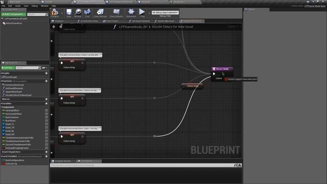Randomizing Spawned Block Colors - Making a Lumines-Style Puzzle Game in UE4 Blueprint (Part 7) смотреть онлайн