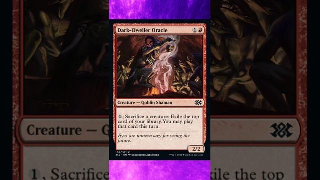 What is Dark-Dweller Oracle ? Double Masters set (Card 106) смотреть онлайн
