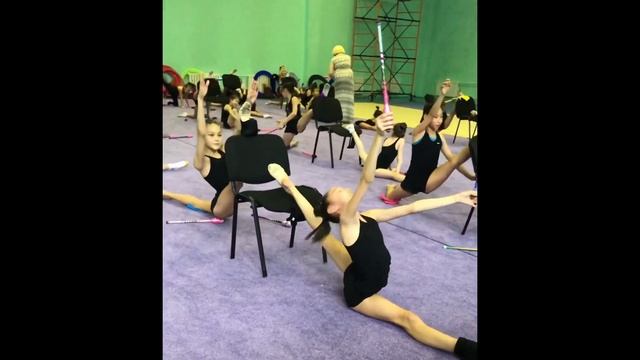 Тренировки на УТС в Алмате с Екатериной Пирожковой! Смотреть всем!!! Rhythmic gymnastics Russia смотреть онлайн