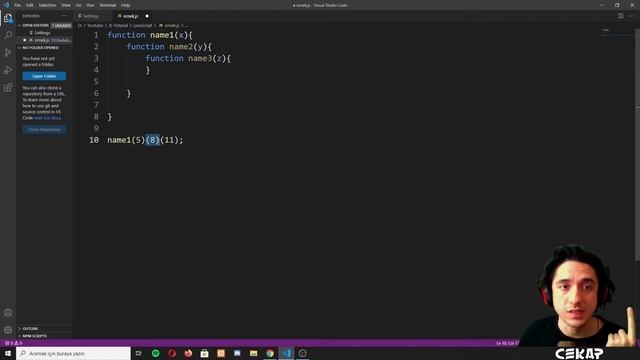 Javascript İç İçe Fonksiyonlar Nasıl Kullanılır I смотреть онлайн