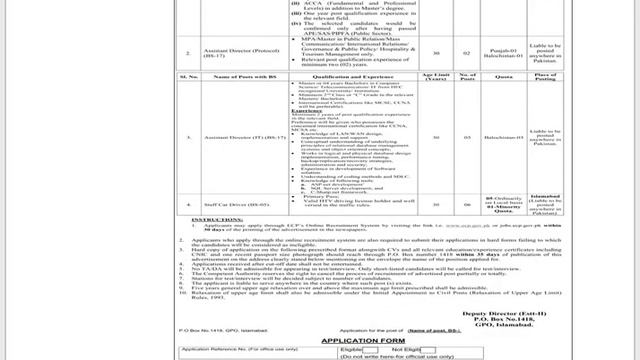 PO Box 1418 GPO Isb Jobs 2023 Election Commission of Pakistan| Apply Online ECP AD, MIS, Driver job смотреть онлайн