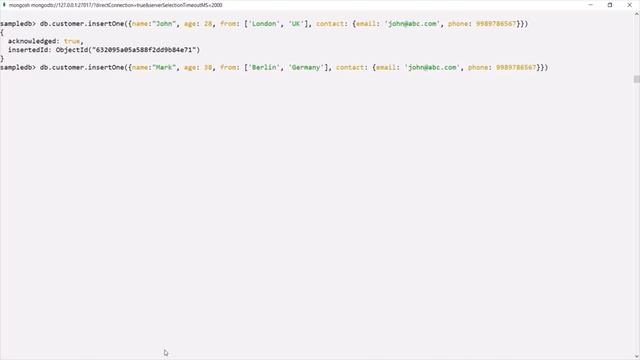 #17 One to one relation using embedded document | Fundamentals of MongoDB | Complete MongoDB Course смотреть онлайн