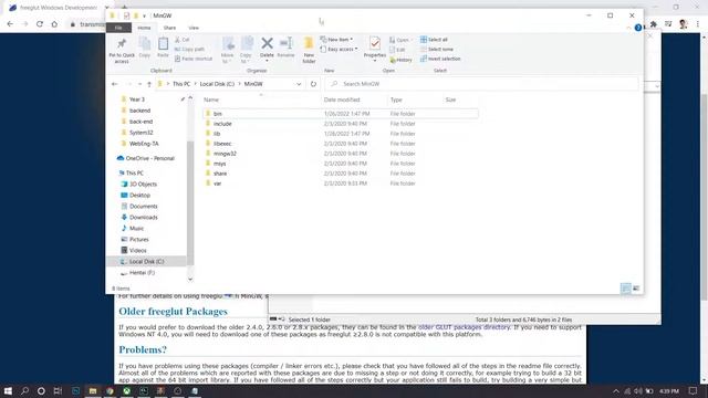 Installing OpenGL on Windows 10 and Clion смотреть онлайн