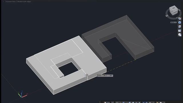 INTERSECTION . AutoCAD 3D MacOS . DEM смотреть онлайн