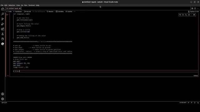 "Draw a Cute Panda using Turtle Graphics in Python" смотреть онлайн