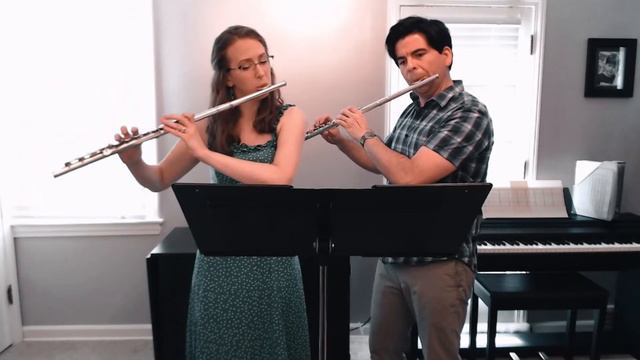 Piazzola Tango Etude #4 Flute Duet смотреть онлайн