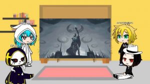 2 часть гача реакция тëмных лордов на Некронтир| overlord, rimuru, meliodas, mudzan