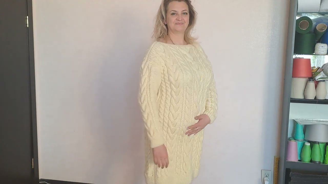 Туника косами на спицах смотреть онлайн