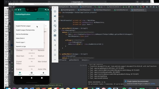 [Live Programming] Show the API result into Anko Layout- Create Football Application Using Kotlin смотреть онлайн