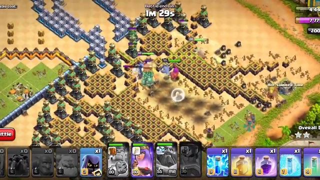 How to 3 Star Summer Challenge Without Using Spells (Clash of Clans) смотреть онлайн