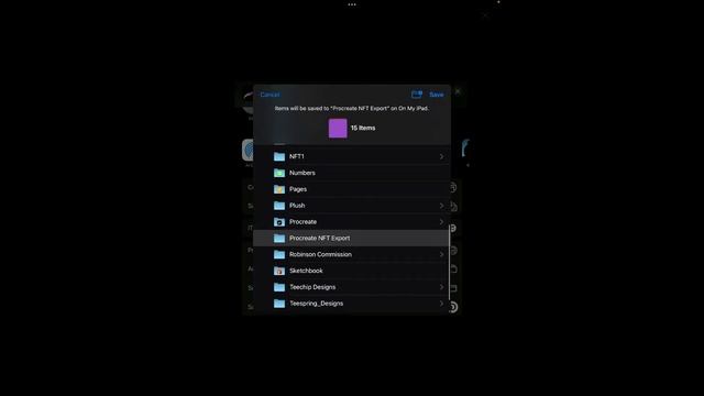 Procreate Exporting Layers смотреть онлайн