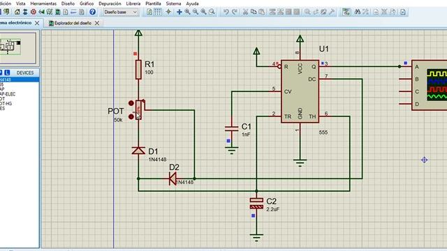 LAB 3 Proteus 8 Professional Esquema electrónico 2021 07 07 11 09 03 смотреть онлайн