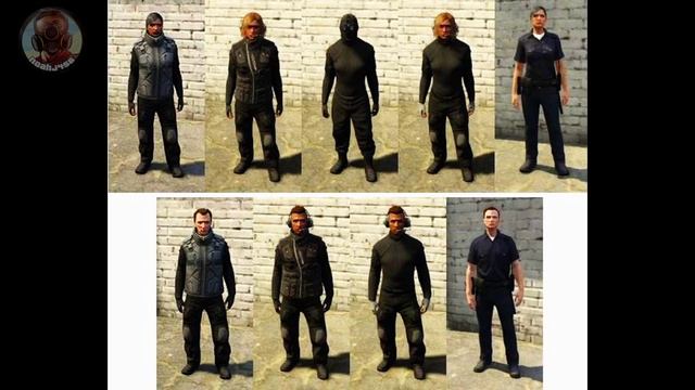 GTA 5 Heist - All Masks & Outfits For Heist - GTA Online Heists Clothing & Accessories смотреть онлайн