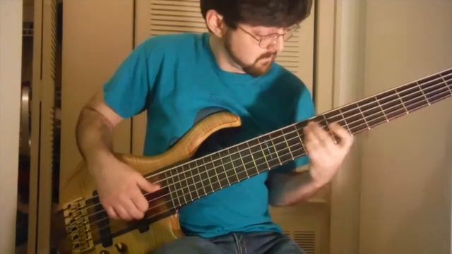 Six String Warrior Bass with Bartolini Pickups - Slap plus Harmonics! смотреть онлайн