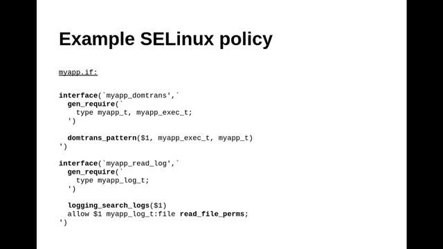How to write SELinux policy in 2020 смотреть онлайн