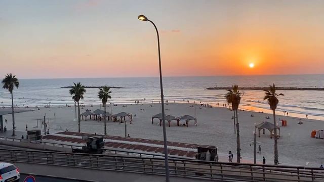 Израиль. Тель Авив. Красивый берег моря! Шум моря и ветра! #израиль#море#тельавив#