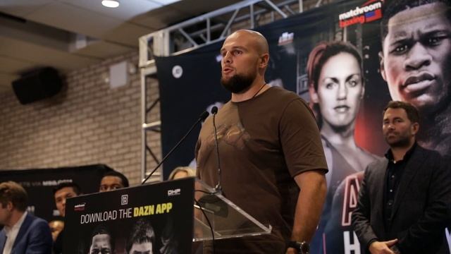 сергей кузьмин/ Sergey Kuzmin Weighs in for Bout VS USA Olympian Michael Hunter смотреть онлайн