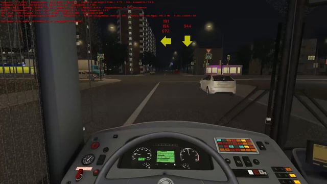 Обратный маршрут №672 по карте "Москва северный округ 2.0" OMSI 2 смотреть онлайн