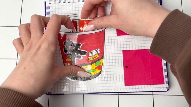 [?paper Diy?] Making RAMEN ?     [ASMR] 종이놀이 Paper Play 라면 끓이기