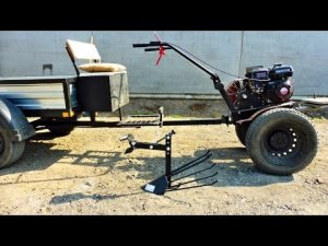 Обзор мотоблок Ока, купил картофелекопалку Зубр.